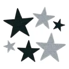 Beistle 6 Piezas De Recortes De Estrellas De Papel Brillante