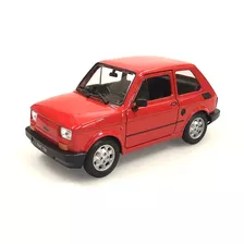 Miniatura Fiat 126 Vermelho Welly 1/21