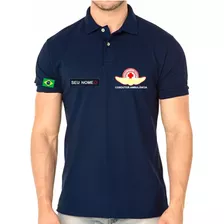 Camisa Polo Condutor Veículo Ambulância Bordado Mod2