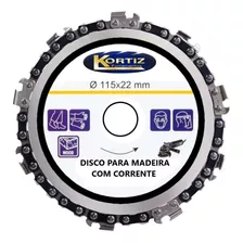 Disco Esmerilhadeira Cortar Madeira Corrente Moto Serra 115m