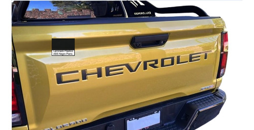 Letras Logotipo Tapa Batea Chevrolet Colorado Lt, Z71,  2023 Foto 2