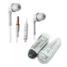 10 Audífonos Alambricos J5 Compatible Con Samsung 3.5 Mm