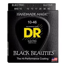 Cuerdas Dr Guitarra Electrica Medium 10/46 Black Beauties