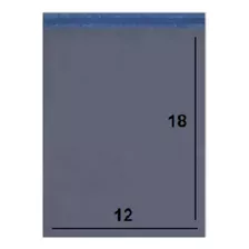 Envelope Plastico Segurança Cinza 12x18 1000 U
