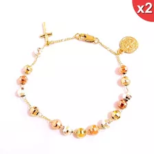 Pulsera Denario En Oro Laminado (somos Mayorista)