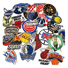 30 Patches Apliques Adesivos Termocolantes Nba 14cm