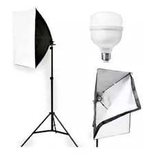 Kit Estúdio Tripe Iluminação Softbox 70x50 E27 Youtubers