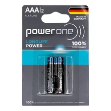 Po-4903 - Pila Power One Aaa Alcalina Bl X 2