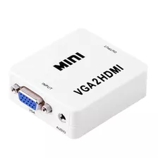 Mini Adaptador Conversor De Vga Para Hdmi