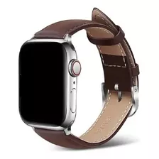 Pulseira Couro Social Lisa Para Apple Watch / Iwo 44 45 49mm