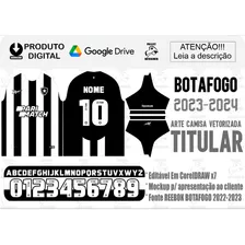 Arte Vetor Camisa E Caneca Botafogo 22/23 + Fonte
