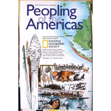 Mapa Nat Geo Poblacion Tres Americas Ingles Politico 2000