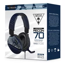 Auricular Turtle Beach Headset Ear Force Recon 70p Azul Camu