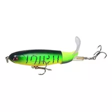 Topwater Popper Bionic Hélice Isca Fire Tiger