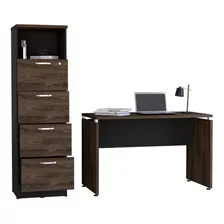 Mesa Escritorio M-120 + Archivador 4c + 1r Alto Home Office