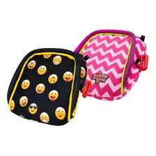 Bubblebum Inflable Booster Seatd Bundle - Pink & Emoji - Asi