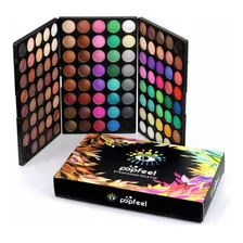 Sombras Ojos Paleta 120 Colores Brillantes Mate Portátil Pin