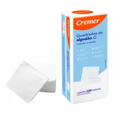 Algodão Quadrado Cremer 100 Unidades