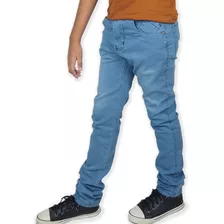 Calça Jeans Masculina Infantil Meninos Com Regulador