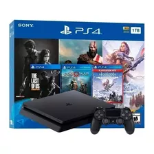 Ps4 Slim 1tb Console Playstation 4 + Jogos