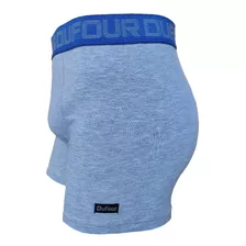 Boxer Hombre Dufour Algodon Lycra Lisos Calzoncillo Elastico