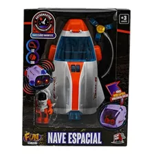 Figura Astronautas Missão Marte Nave Espacial Fun F0081-2