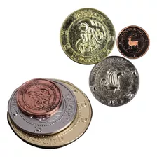 Kit Harry Potter 12 Moedas Banco Gringods A Pronta Entrega