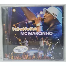 Cd Mc Marcinho - Tudo É Festa ( Lacrado )
