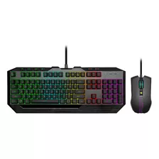 Teclado Y Mouse Gamer Cooler Master Devastator 3 Rgb Color Del Teclado Negro