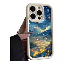 Funda De Teléfono Painting Para iPhone 15 14 Pro 13 12 11 Pr