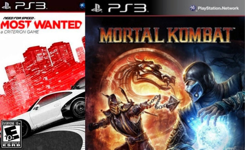 Mortal Kombat + Need For Speed Most Wanted Juegos Para Ps3