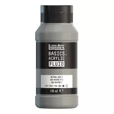 Tinta Acrílica Liquitex Basics Fluid 118ml Neutral Grey 5
