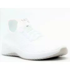 Tenis Deportivo Color Blanco Para Dama Ideal Para Caminar