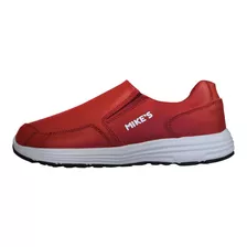 Zapato/zapatilla Slip On Cuero Roja