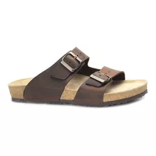 Sandalias Hombre Ringo Sandal Cuero Vacuno Con Hebillas Birk