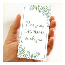 Lágrimas De Alegria Para Casamento 75 Unid - Personalizado