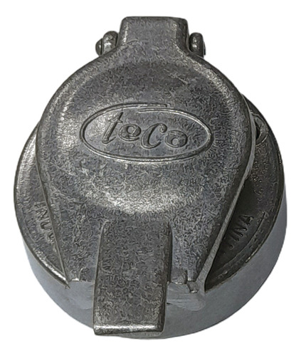 Base Ficha Teca Para Trailer Acoplados 5 Vias Aluminio
