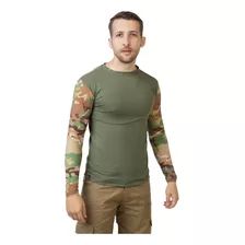 Camisa Térmica Multicam Segunda Pele Proteção Solar Uv 50+