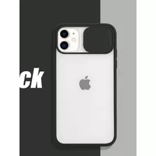 Funda/carcasa De iPhone 12 Con Protector Cámara Negro