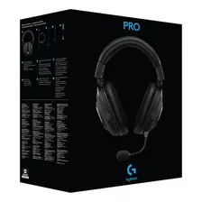 Audífonos Logitech G Pro Sonido Envolvente Negro