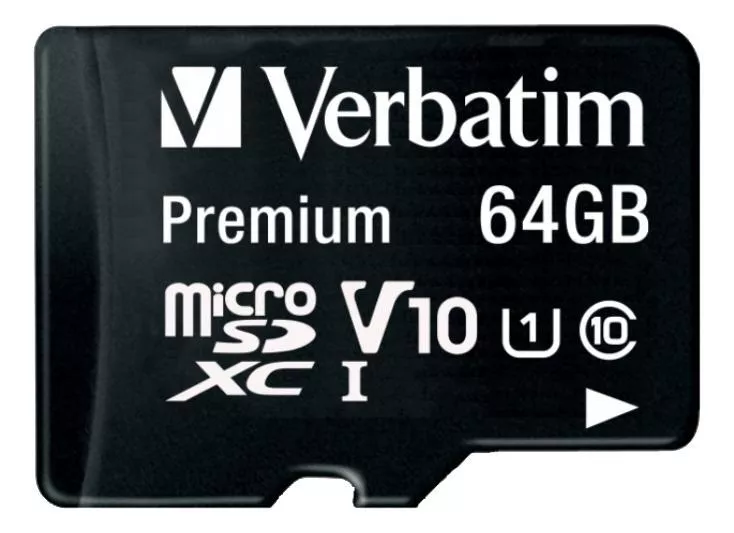 Tarjeta De Memoria Verbatim 44084 Premium Con Adaptador Sd 64gb