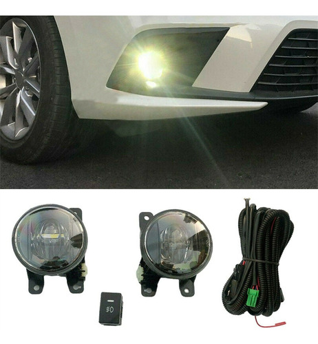 2 Luces Antiniebla Led Para Compatible Con Honda Civic Foto 2