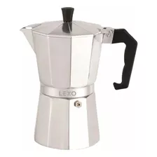 Cafetera Lexo 6 Pocillos Estilo Italiana Moka Gran Calidad