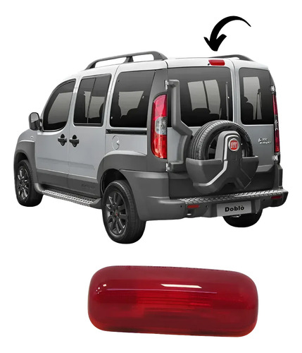Lanterna Luz Freio Brake Light Fiat Doblo 02/20 Mp5318 - Fiat - Código 180368344553