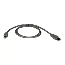 Cable Usb 2.0 De Alta Velocidad A/b (m/m) De 3 Pies