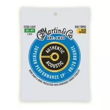 Martin Authentic Acoustic Guitar Strings 3 Pack