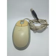 Mouse Óptico Positivo Funcionando Antigo P/ Colecionador