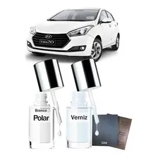 Tinta Tira Risco Hyundai Hb20 Diamond Gdi 2016 Branco Polar