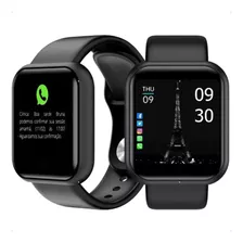 Smartwatch Relógio Digital D20 Inteligente Preto Android Ios