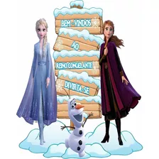 Display Placas Seta Frozen (2) 1 Metro 3mm